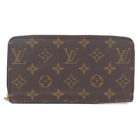 Cartera Larga Louis Vuitton Monogram Castaño Fucsia