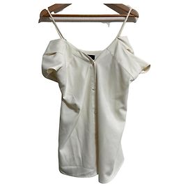 Blouse à épaules dénudées Theory Blanc