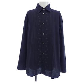 Autre Marque Camisa de algodón Haat Azul Azul marino