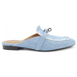 Sandálias Hermès Oz Denim Azul