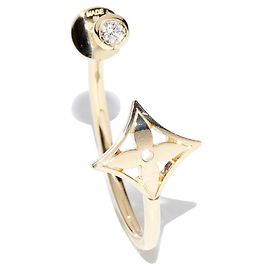 Orecchino singolo Louis Vuitton Monogram Idylle Au750 Diamond D'oro