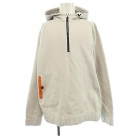 Hermès Hoodie de algodão Hermes Sellier Clou de Selle XXL Bege