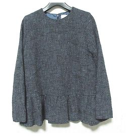 Autre Marque UNITED ARROWS Mix Tweed Pullover Top Blau Andere
