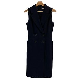 Autre Marque Robe en polaire rouge Brooks Brothers Bleu