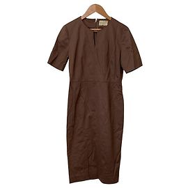 Autre Marque Robe Key Neck United Arrows Marron