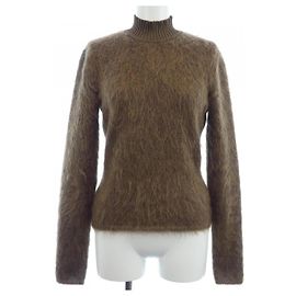 Hermès 2H2633DG Punto de mezcla de cachemira 36 Castaño
