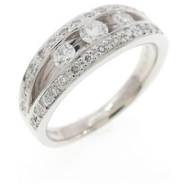 Autre Marque Bague Trilogy en platine et diamants Argenté
