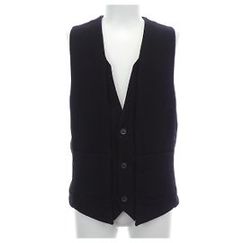 Maison Martin Margiela Maison Margiela Weste Blau Marineblau