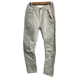 Autre Marque Pantalon en denim coton et lin DIESEL Beige