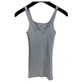 Ermanno Scervino Geripptes Tanktop Hellblau