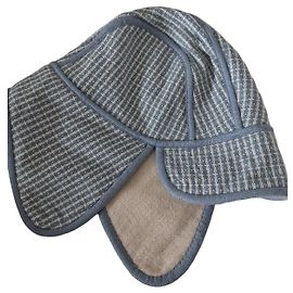 Hermès Babyhut Weiß Blau