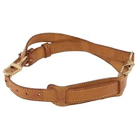 LOUIS VUITTON Adjustable Shoulder Strap 35.8""-42.9"" Beige LV Auth ar14286 Beige