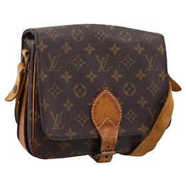 LOUIS VUITTON Monogram Cartouchiere MM Shoulder Bag M51253 LV Auth bs37092 Monogramme