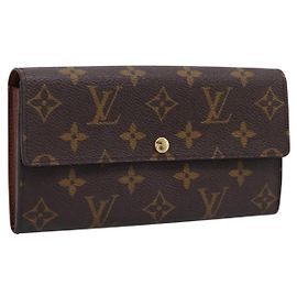 LOUIS VUITTON Monogram Portefeuille Sarah Long Wallet M61734 LV Auth 206309 Monogramme