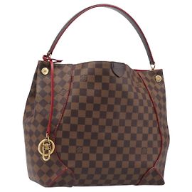 LOUIS VUITTON Damier Ebene Kaisa Hobo Shoulder Bag N41555 LV Auth 205070SAM Damier ebene