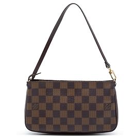 Brown Louis Vuitton Damier Ebene Pochette Accessoires Shoulder Bag Brown