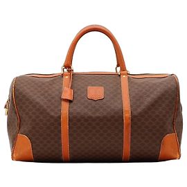 Sac Boston Céline Macadam Monogramme Marron