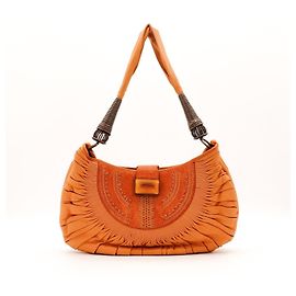 Christian Dior Borsa Hobo in pelle arancione Arancione