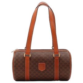Céline Celine Monogram Boston Tasche Braun Monogramm