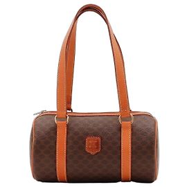 Céline Celine Bolsa Boston Monograma Marrom Outro