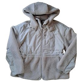 Autre Marque Sweaty Betty Teddy Fleece Jacke Beige Beige