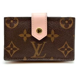 Tarjetero Monogram Louis Vuitton en Rose Ballerine Rosa