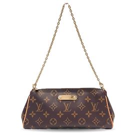 Louis Vuitton Pochette Eva Monogram Chain Shoulder Bag Braun Monogramm