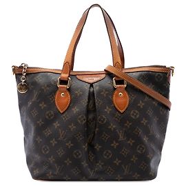 Louis Vuitton Brown Monogram Palermo PM Braun