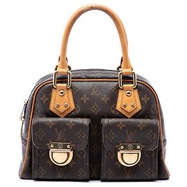 Louis Vuitton Brown Monogram Manhattan PM Marrom
