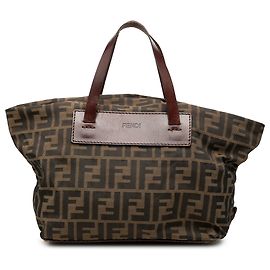 Bolsa Fendi Brown Zucca Canvas Marrom