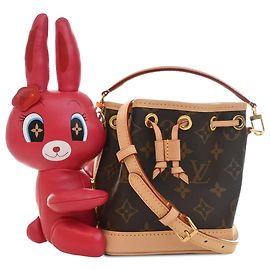 Louis Vuitton Brown Sun Yitian Nano Monogram Rabbit Noe Marron