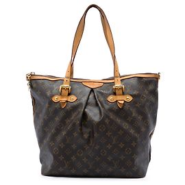 Louis Vuitton Brown Monogram Palermo GM Marrone