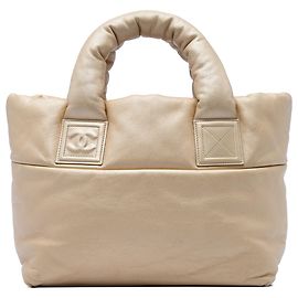 Chanel Gold Small Lambskin Coco Cocoon Reversible Tote Golden