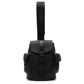Louis Vuitton Black Taurillon Christopher XS Negro