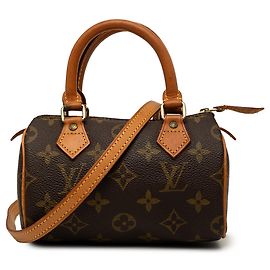 Louis Vuitton Brown Monogram Mini Speedy HL Braun