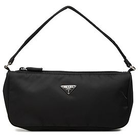 Pochette Prada de Tessuto Negro Negro
