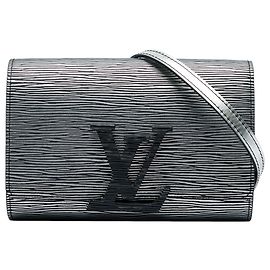 Louis Vuitton Gray Metallic Epi Louise PM Marrone