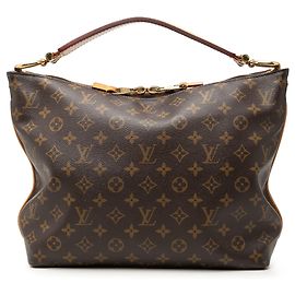 Louis Vuitton Brown Monogram Sully PM Castaño
