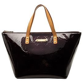 Louis Vuitton Purple Monogram Vernis Bellevue PM Roxo