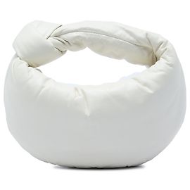Bottega Veneta Mini Jodie Puffy en Nappa Blanc Blanc