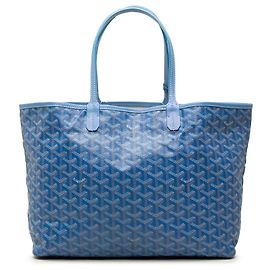 Goyard Blue Goyardine Saint Louis PM Blau Hellblau