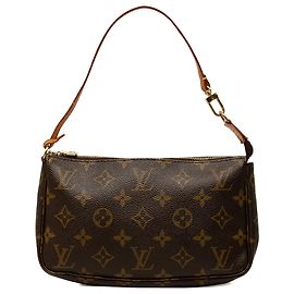 Louis Vuitton Brown Monogram Pochette Accessoires Brown
