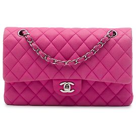 Chanel Pink Medium Classic Caviar Double Flap Rosa