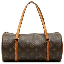 Louis Vuitton Brown Monogram Papillon 28 Marrone