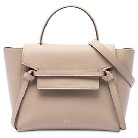 Céline Celine Gürteltasche aus Micro Grained Kalbsleder Beige Beige