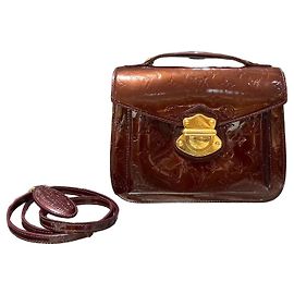 Louis Vuitton Monogram Vernis Mail Bag Braun