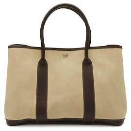 Hermès Sac cabas Hermes Garden Party PM Marron Beige