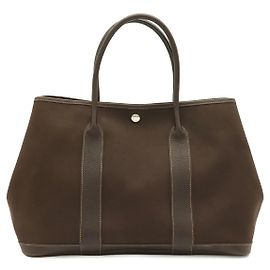 Hermès Hermes Garden Party PM Tote Bag Brown