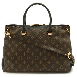 Louis Vuitton Pallas Handtasche Schwarz
