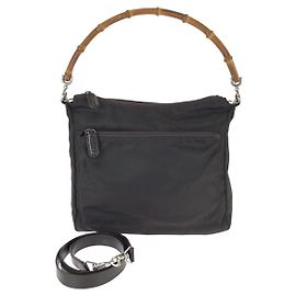 Gucci Bamboo 2way Handtasche Braun